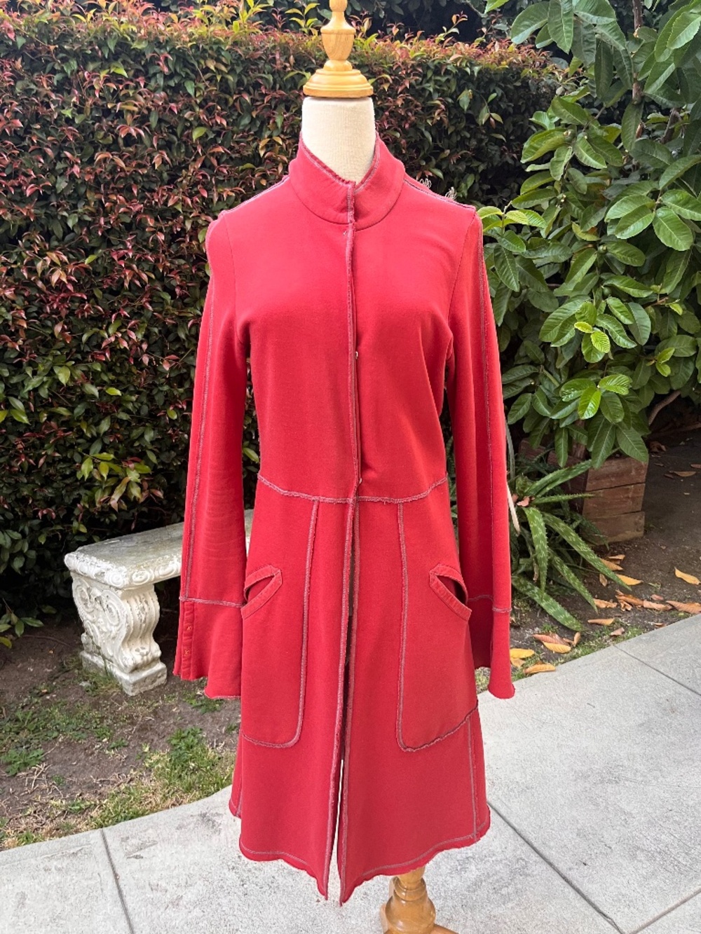 Burning Torch knit coat